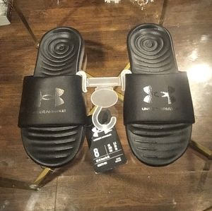 Under Armour Woman's Ansa Slides Size 8   NEW WITH TAGS